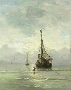 Hendrik Willem Mesdag Calm Sea Sweden oil painting artist